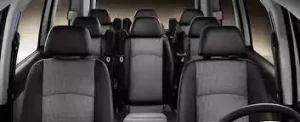 singapore maxi cab 7 seater maxi cab mercedes viano interior view from front to back all front facing seats